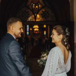 Zdjęcie z sesji ślubnej