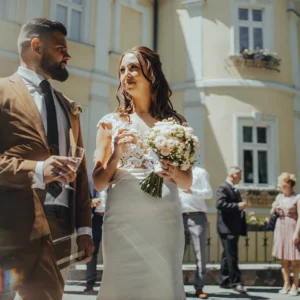 Zdjęcie z sesji ślubnej