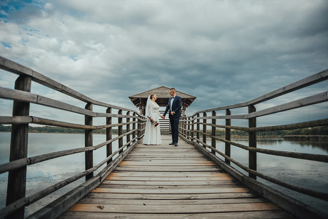 Zdjęcie z sesji ślubnej