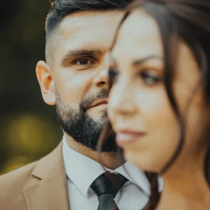 Zdjęcie z sesji ślubnej