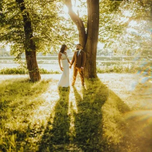 Zdjęcie z sesji ślubnej